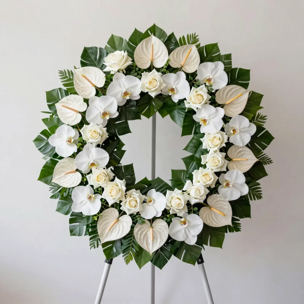 Coroa de Flores Homenagem Jade